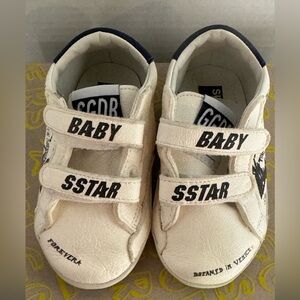 Golden Goose Baby Walker Shoes - White and Black